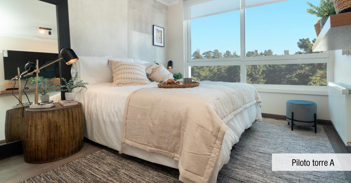 Dormitorio principal con vista