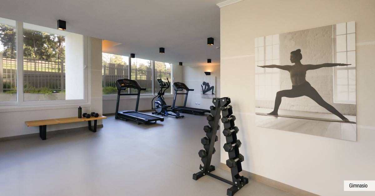 Gimnasio equipado