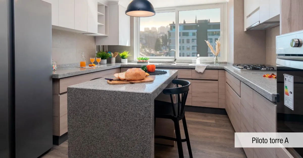 Cocina con comedor de diario